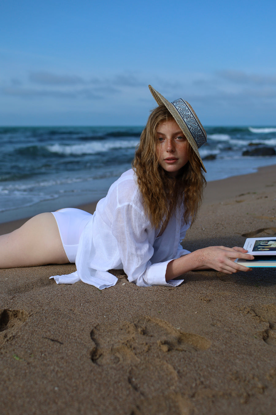 JASMINE Midi Straw Hat