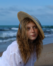 JASMINE Midi Straw Hat
