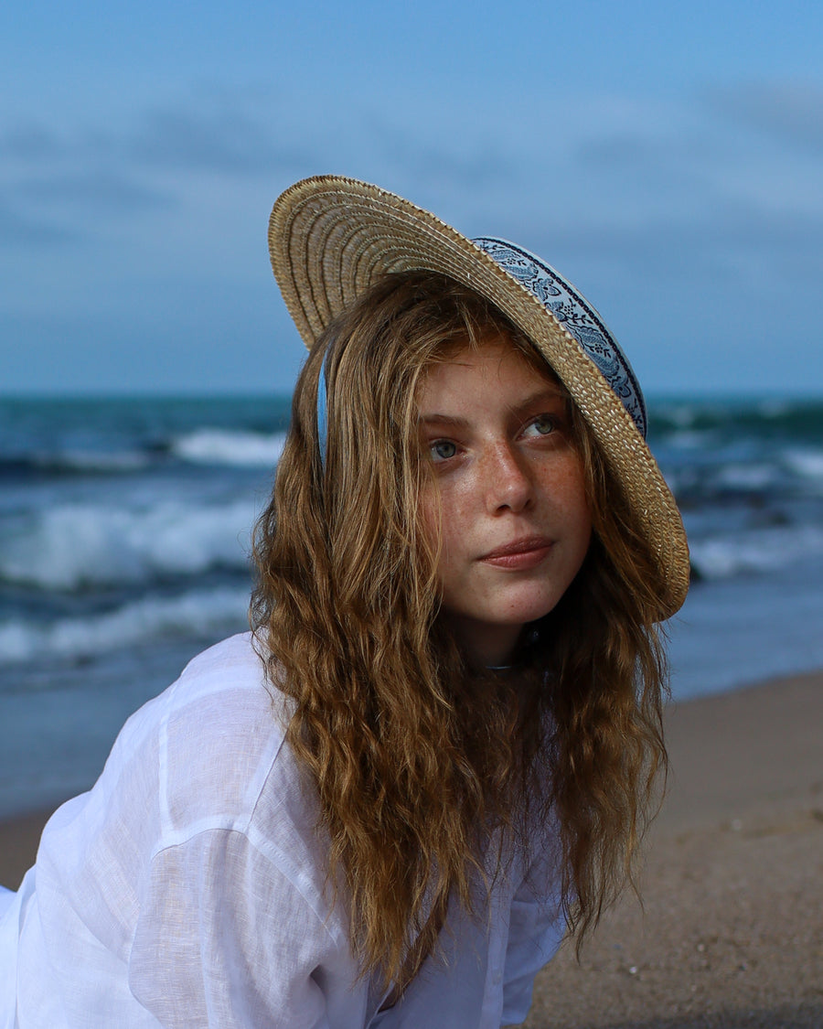 JASMINE Midi Straw Hat