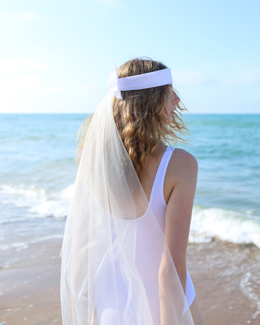 Lost in a Dream Swan Headband & Veil