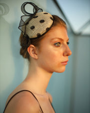 Polka Dot Cocktail Hat