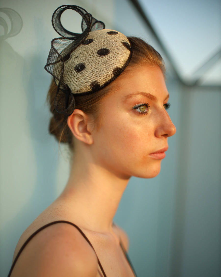 Polka Dot Cocktail Hat