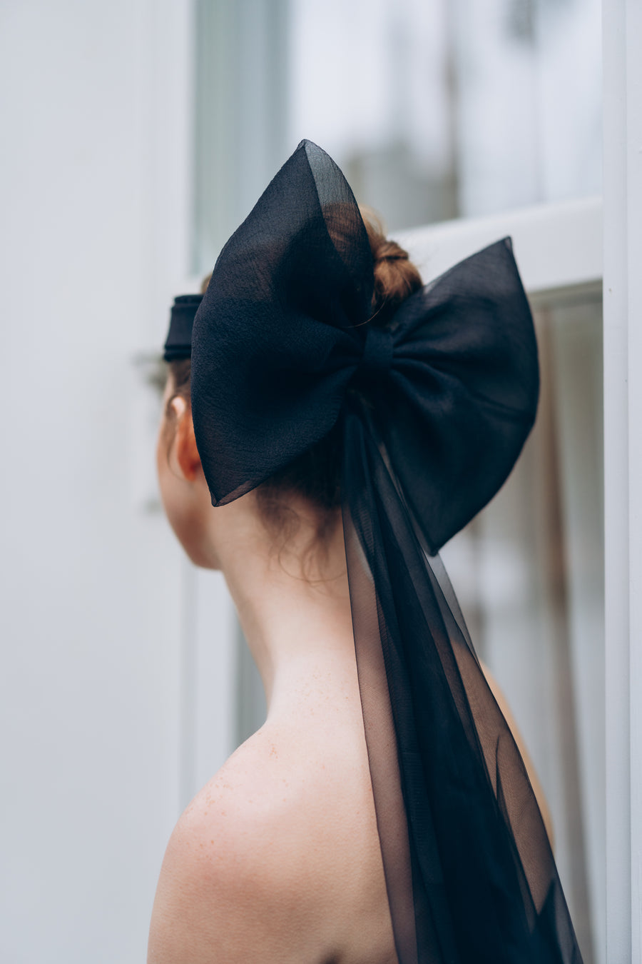 Lost in a Dream Bowtie Headband & Veil