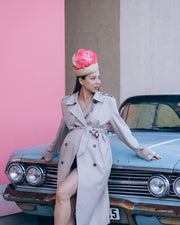 Clementia Straw Headpiece