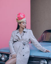 Clementia Straw Headpiece