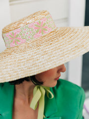 LINDY Wide Brim Straw Hat