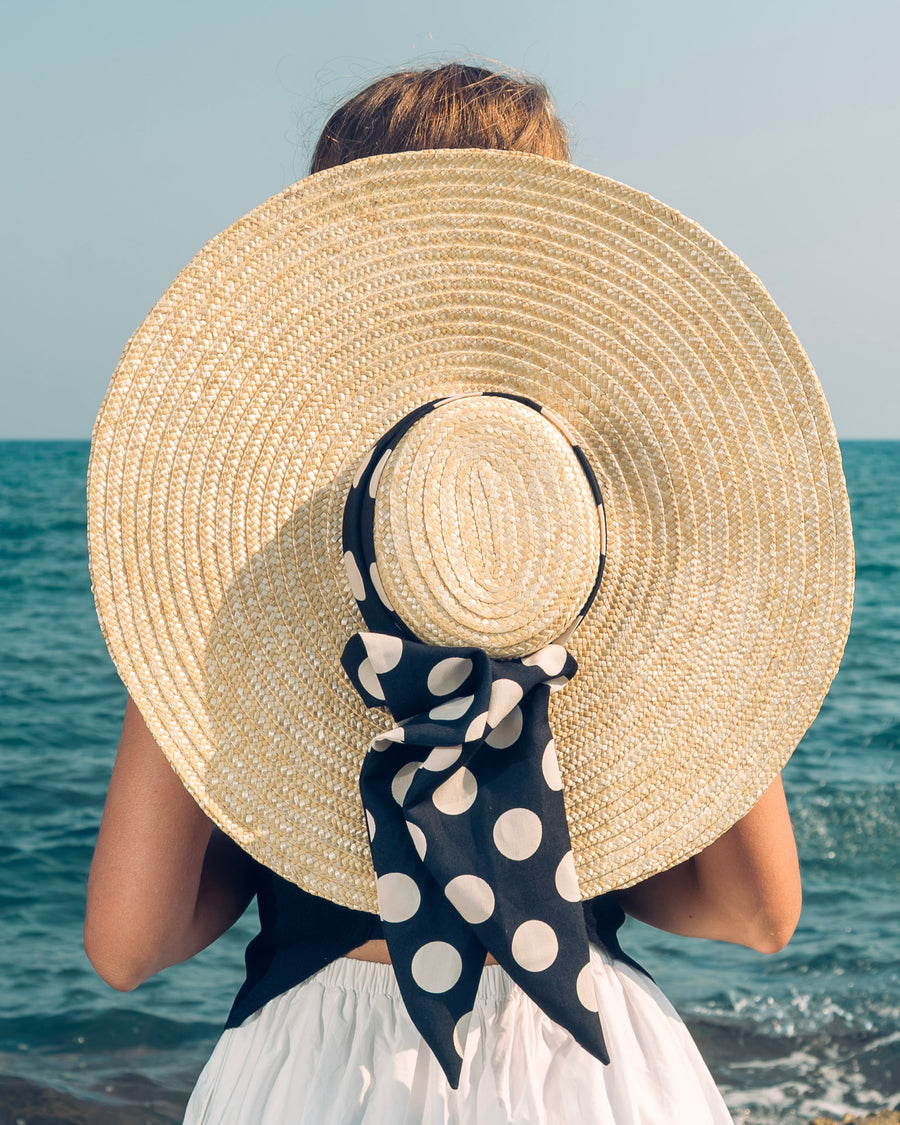 PIA Polka Dot Wide Brim Hat