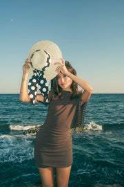 PIA Polka Dot Middle Brim Hat