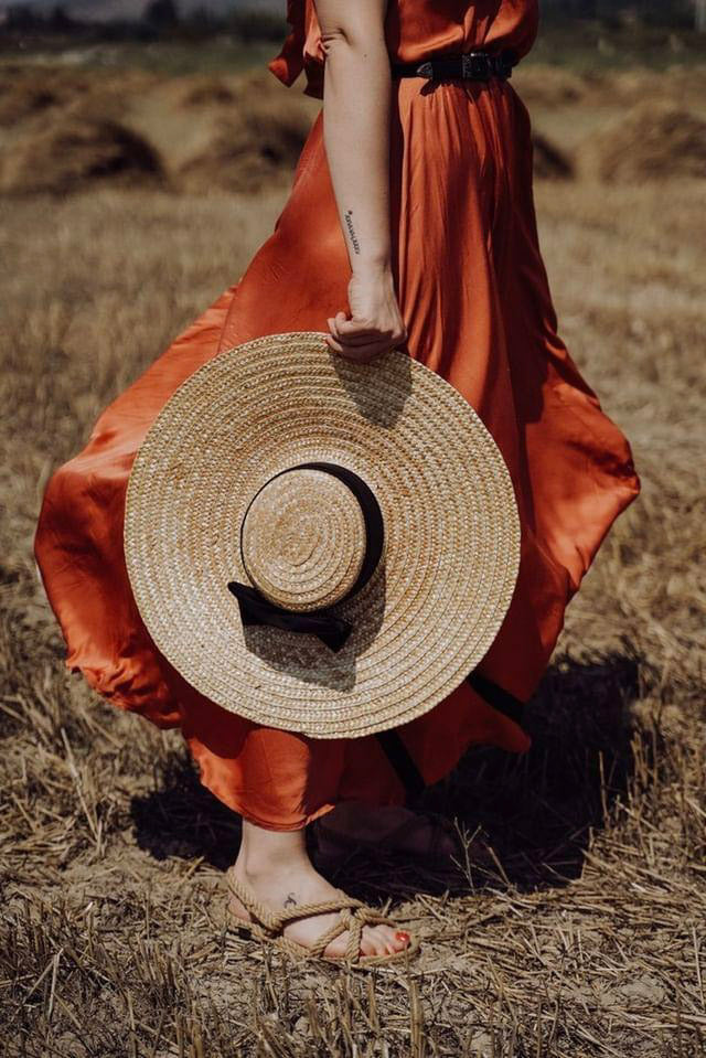 PIA Wide Brim Straw Hat