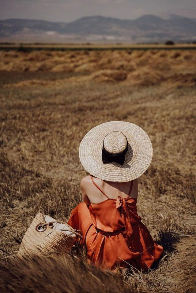 PIA Wide Brim Straw Hat